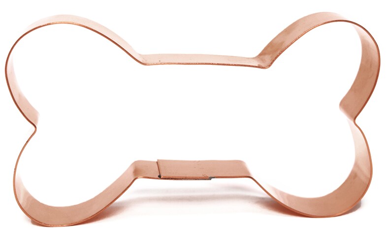 Handcrafted by The Fussy Pup 5 inch Copper Dog Bone Cookie Cutter