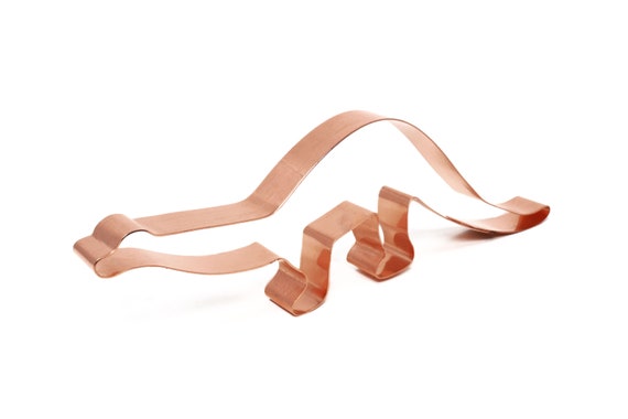 Apatosaurus ~ Copper Dinosaur Cookie Cutter ~ Handcrafted by The Fussy Pup