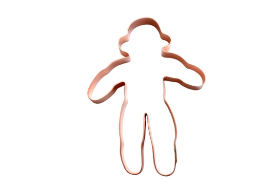 Small Sock Monkey Copper Cookie Cutter - Handcrafted by The Fussy Pup