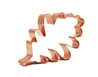 Copper Oak Leaf Cookie Cutter - Nature Design (5 x 3.25 inches) - Made in USA