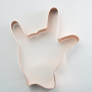 I Love You American Sign Language Hand Cookie Cutter Handcrafted by The Fussy Pup image 1