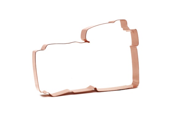 SLR Camera Copper Cookie Cutter - Handcrafted by The Fussy Pup