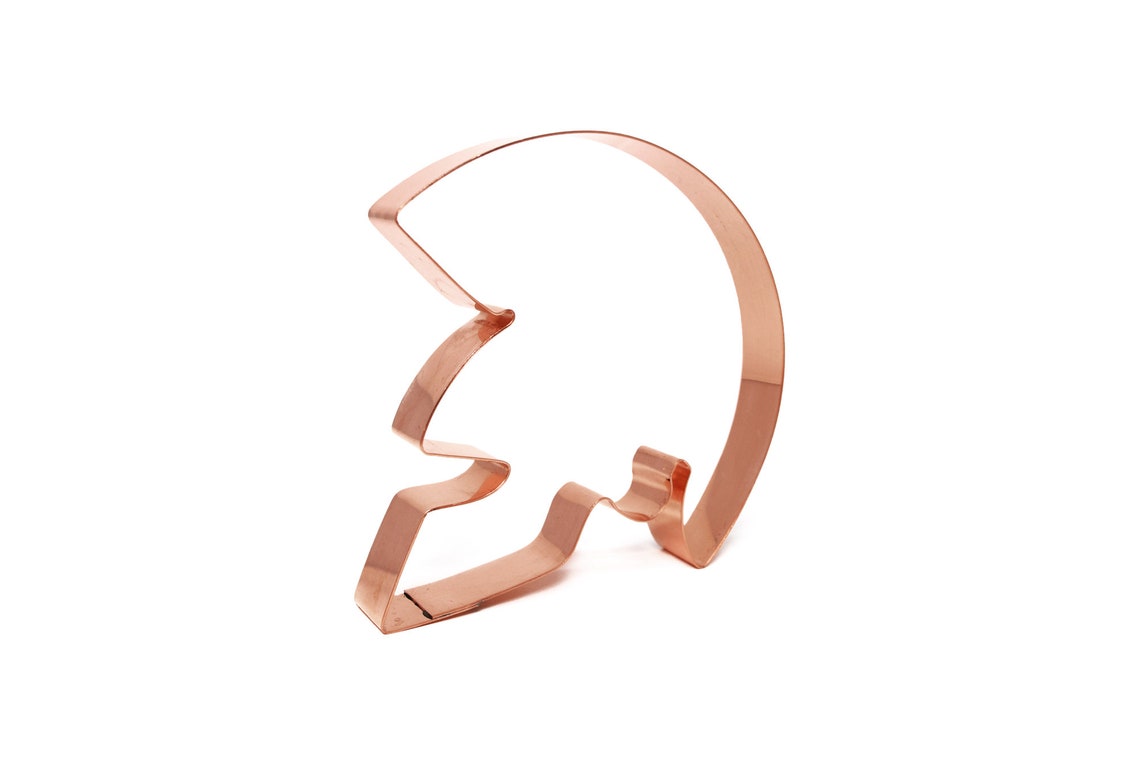 Spartan Head Copper Cookie Cutter Handcrafted by The Fussy Etsy