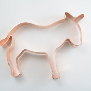 Democrat Donkey ~ Copper Cookie Cutter - Handcrafted by The Fussy Pup