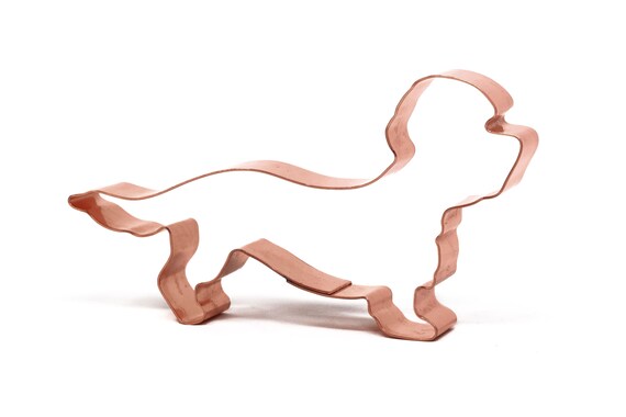 No. 1 Dandie Dinmont Terrier Copper Dog Breed Cookie Cutter 4.5 X 2.5 inches - Handcrafted by The Fussy Pup