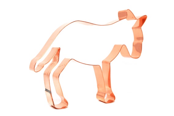 Large Donkey ~ Copper Cookie Cutter - Handcrafted by The Fussy Pup