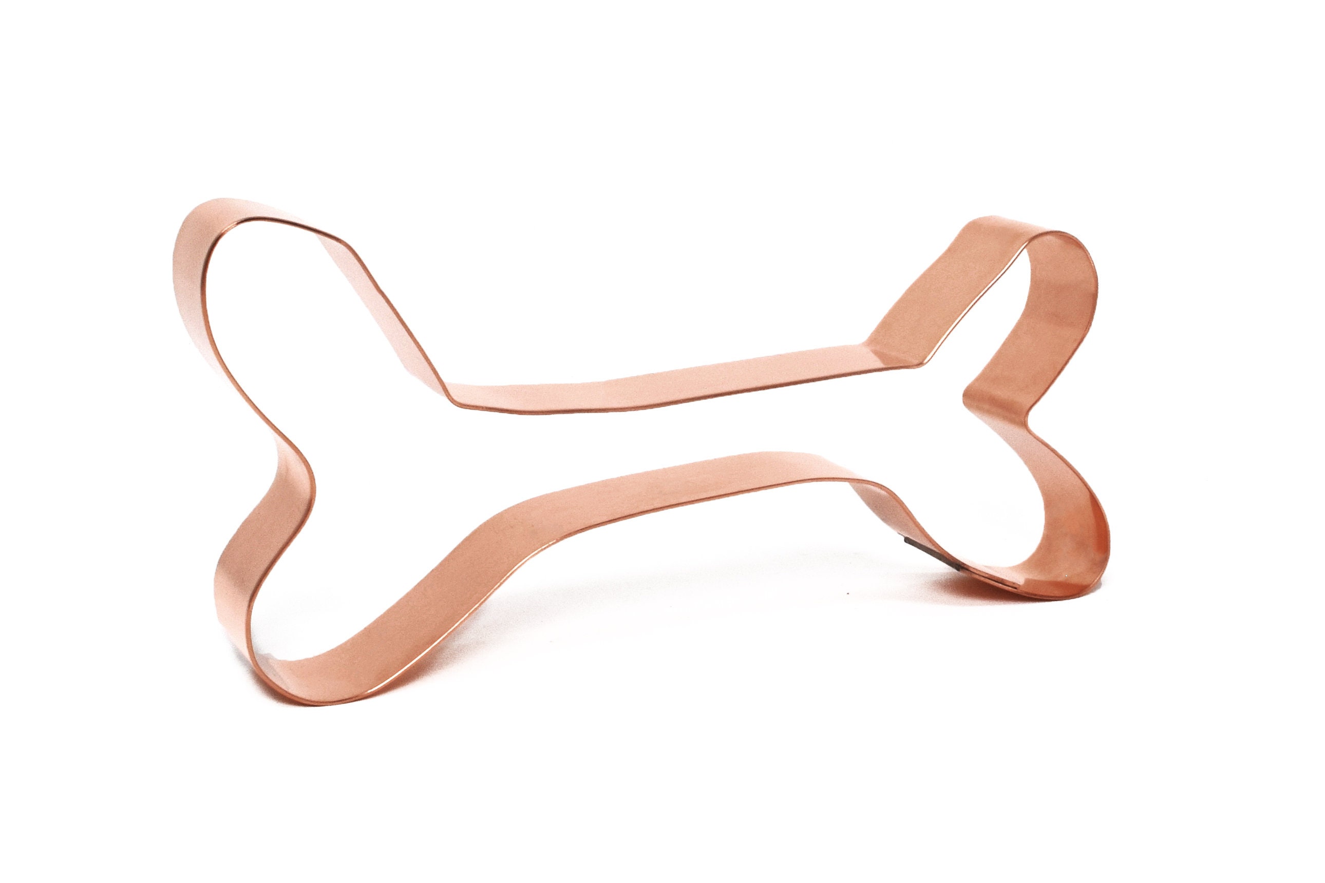Long Natural Dog Bone Treat Cookie Cutter Handcrafted by The Fussy Pup