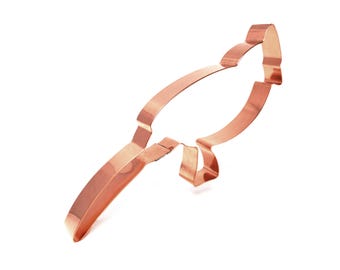 Large Copper Cardinal Cookie Cutter - Bird Cookie Cutter, 6 x 5 inches, Made in USA