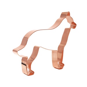 Handcrafted Copper Belgian Malinois Cookie Cutter