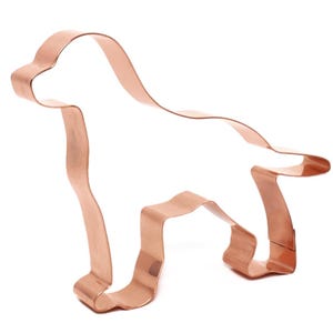 Labrador Retriever Cookie Cutter: 5&quot; Copper Dog Breed, USA Made