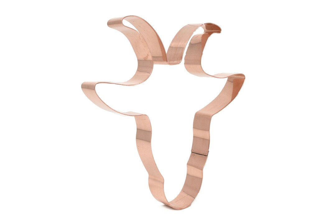 Krampus Goat Head Cookie Cutter - 4.75 Inch Copper Handmade Cutter For Holiday Baking (USA Made) - View #9