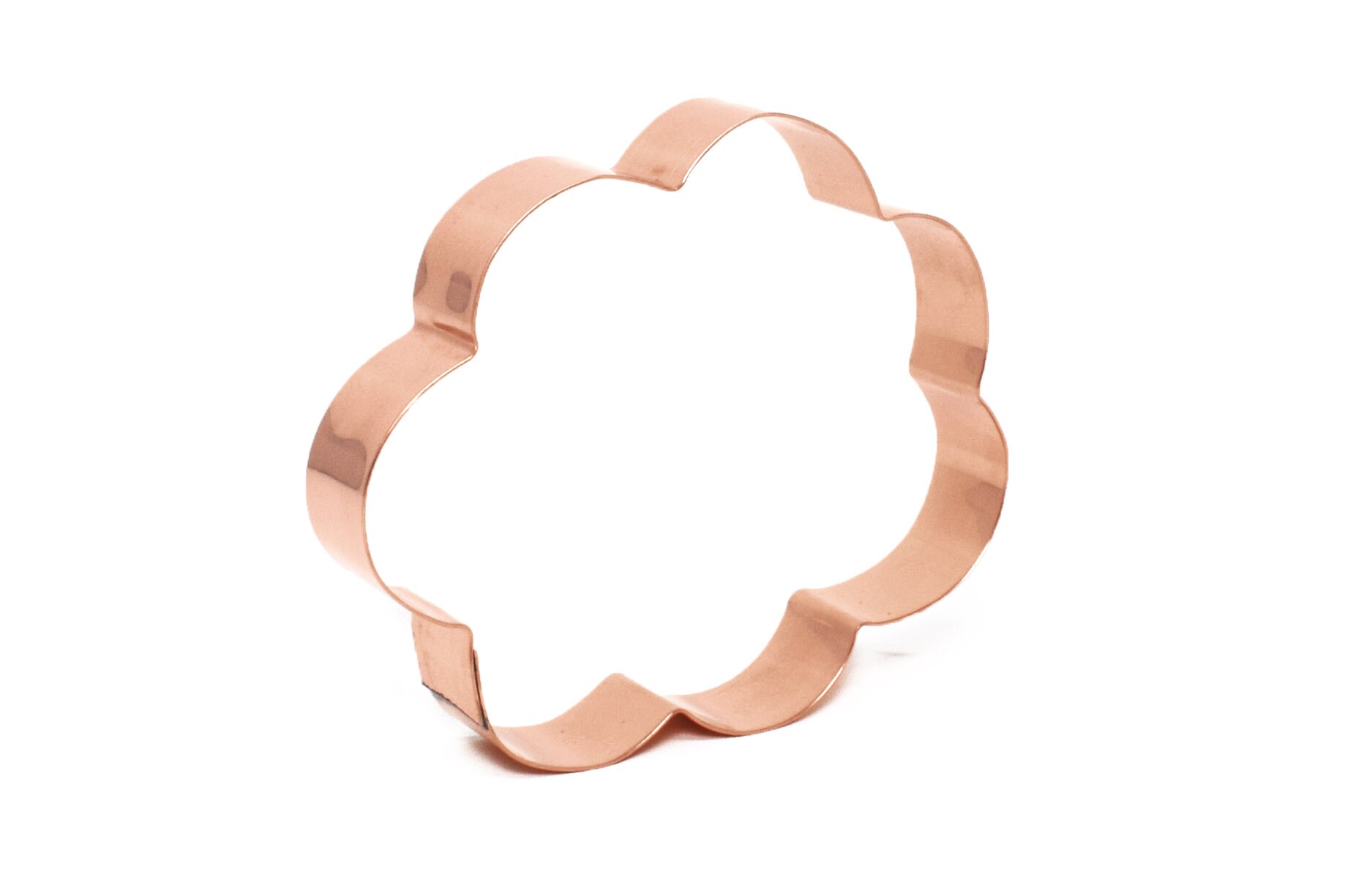 Large Cloud Copper Cookie Cutter Handcrafted by The Fussy Pup