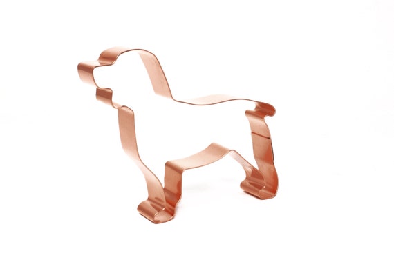 Boykin Spaniel Dog Breed Cookie Cutter 4.5 X 3.5 inches - Handcrafted Copper Cookie Cutter by The Fussy Pup