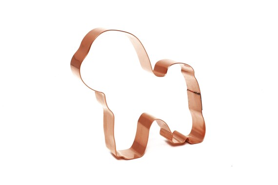 Bichon Frise Dog Breed Cookie Cutter 4 X 4 inches - Handcrafted Copper Cookie Cutter by The Fussy Pup