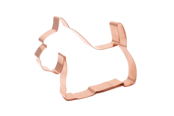 Scottish Terrier Copper Dog Breed Cookie Cutter - Handcrafted by The Fussy Pup