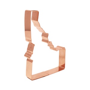 Handcrafted Copper Idaho Cookie Cutter: State Souvenir