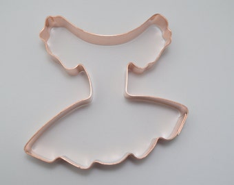 Pretty Ruffled Ballerina Tutu Dress Cookie Cutter - Handcrafted by The Fussy Pup