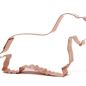 Cesky Terrier Cookie Cutter - 4,75-Zoll-Kupferhund Ausstecher zum Backen oder Geschenk für Hundeliebhaber - Hergestellt in den USA