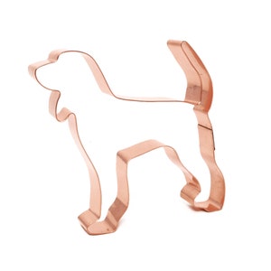 Black and Tan Coonhound Cookie Cutter – 4.5 Inch Copper Dog Cookie Cutter for Baking or Hound Lover Gift – Made in USA