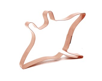 Manta Ray Copper Cookie Cutter - Handcrafted by The Fussy Pup