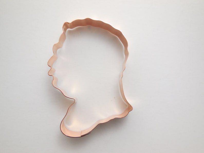 Handcrafted by The Fussy Pup Theodore Roosevelt ~ Copper President Cookie Cutter