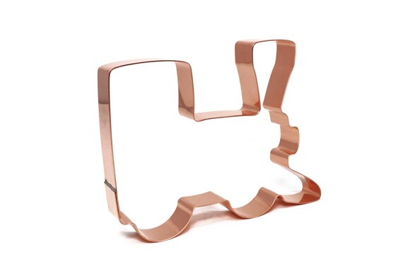 Choo Choo Train Cookie Cutter choose your size big 5" or or small 2.5 inches ~ Handcrafted Copper Cookie Cutter by The Fussy Pup