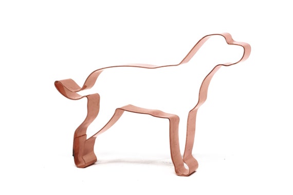 No. 1 Braque du Bourbonnais Copper Dog Breed Cookie Cutter 4.5 X 3.25 inches - Handcrafted by The Fussy Pup