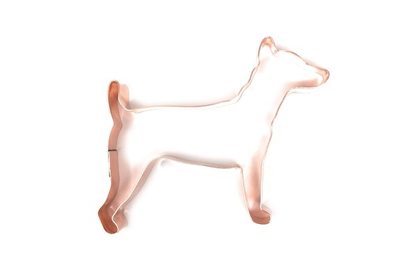 No. 1 Rat Terrier Dog Breed Copper Cookie Cutter - Handcrafted by The Fussy Pup
