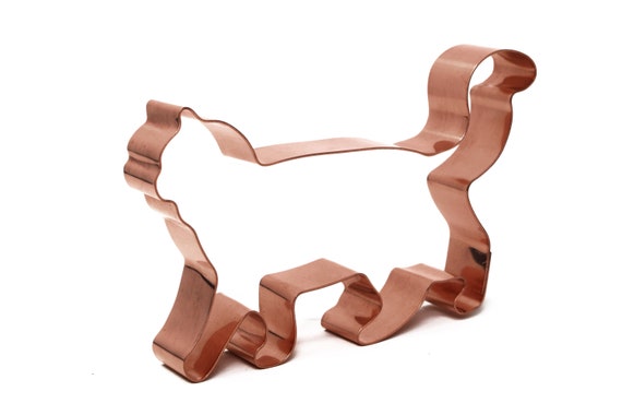 Ragdoll Cat Breed Cookie Cutter 4.75 x 2.75 inches - Handcrafted Copper Cookie Cutter by The Fussy Pup