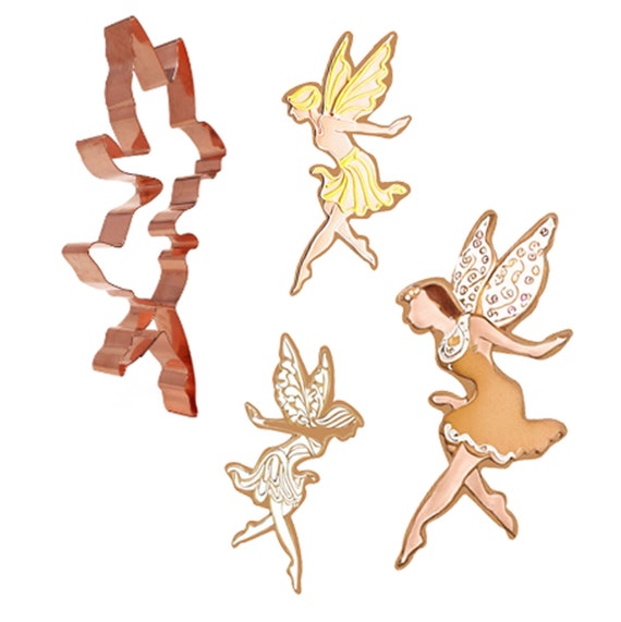 Flying Pixie Fairy ~ Copper Cookie Cutter - Handcrafted by The Fussy Pup