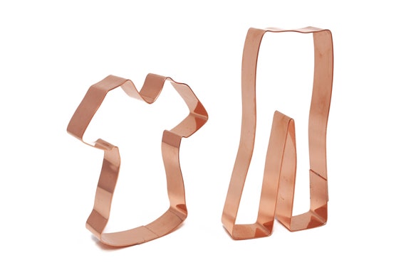 Hospital Scrubs Copper Cookie Cutter Set - Handcrafted by The Fussy Pup