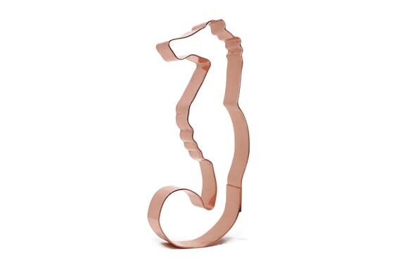 Traditional Seahorse Copper Cookie Cutter - Handcrafted by The Fussy Pup