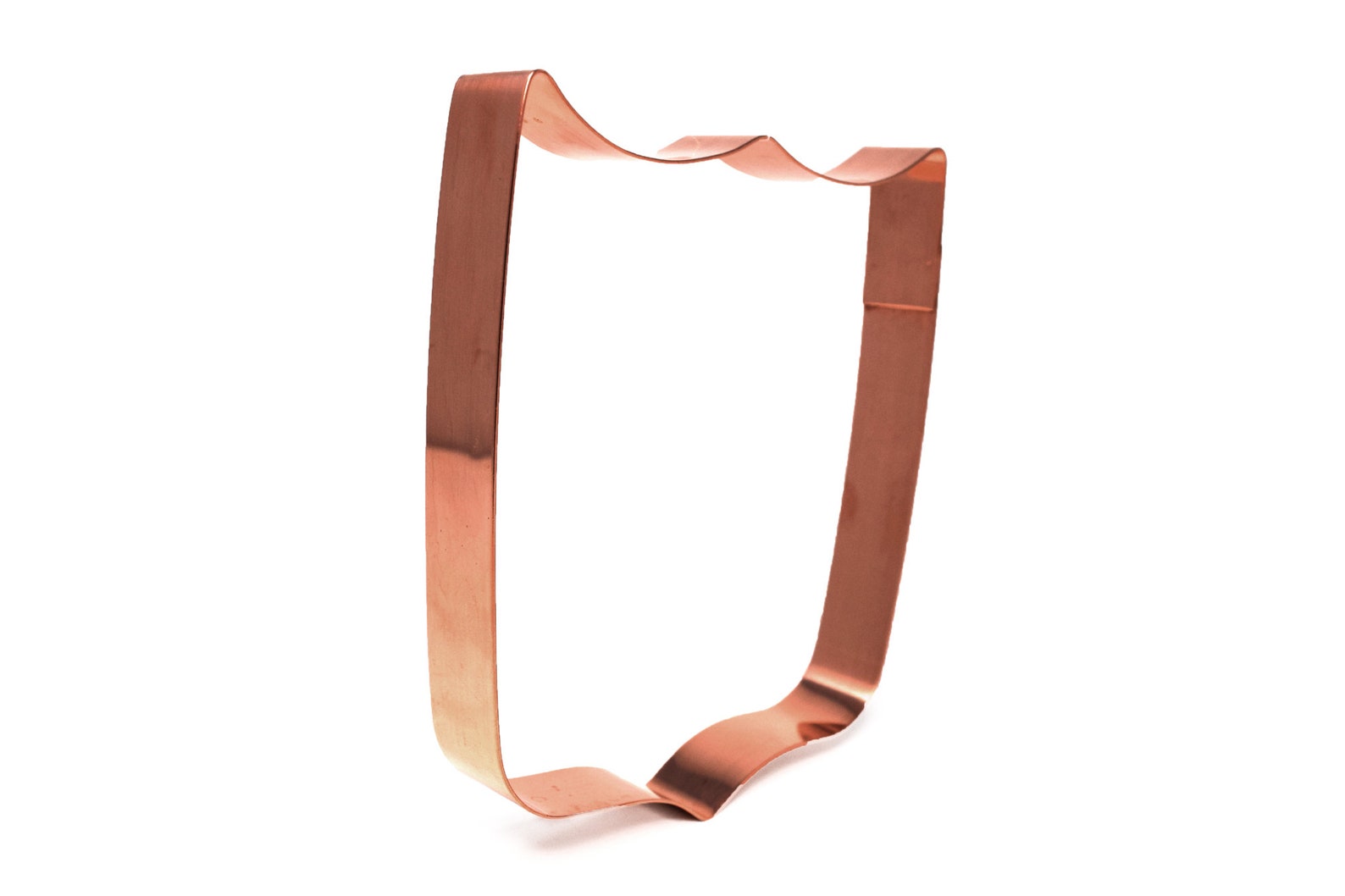 rodeo back number plaque shield copper cookie cutter etsy