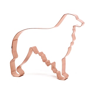 Borzoi Cookie Cutter: Handcrafted Copper Dog Breed Gift