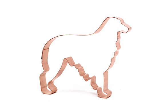No. 1 Borzoi Copper Dog Breed Cookie Cutter 4 X 3.75 inches - Handcrafted by The Fussy Pup