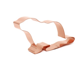 Copper Groundhog Cookie Cutter - Animal Cookie Cutter, 2.5 x 4 Inches, Made in USA