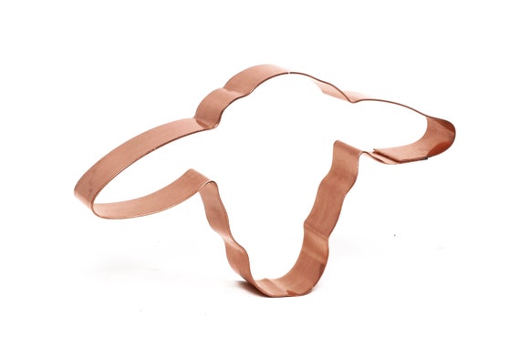 Sheep Head ~ Copper Cookie Cutter ~ Handcrafted by The Fussy Pup