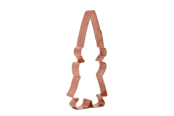 Girl Garden Gnome ~ Copper Cookie Cutter - Handcrafted by The Fussy Pup