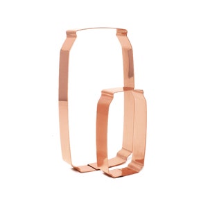 Pair of Soda Pop Cans Copper Cookie Cutters ~ Handcrafted by The Fussy Pup