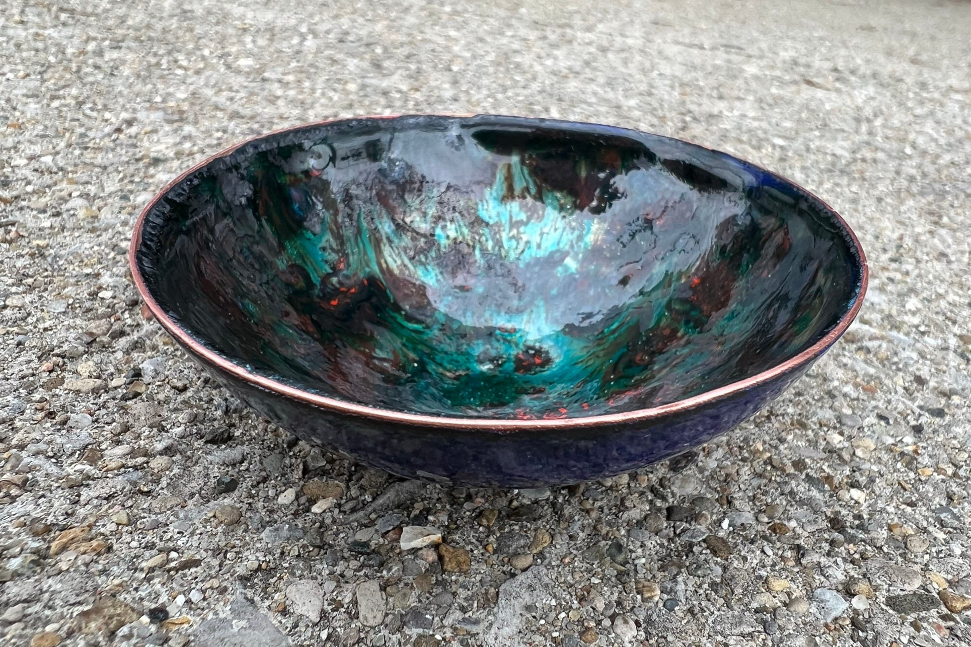 Copper Enamel Bowl for sale 86 ads for used Copper Enamel Bowls