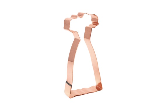Retro 50's Style Ladies Dress ~ Copper Cookie Cutter - Handcrafted by The Fussy Pup