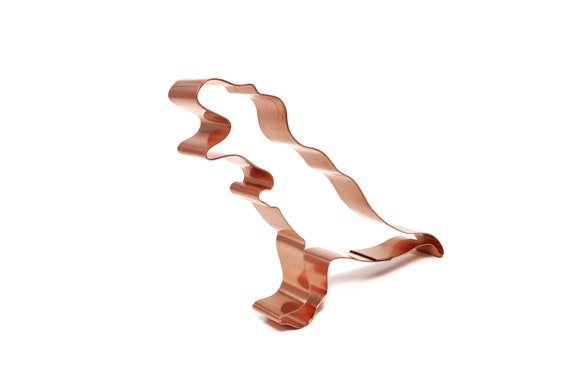 Tyrannosaurus ~ Copper Dinosaur Cookie Cutter ~ Handcrafted by The Fussy Pup