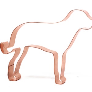 Broholmer Dog Cookie Cutter: 4.75&quot; Copper, USA Made