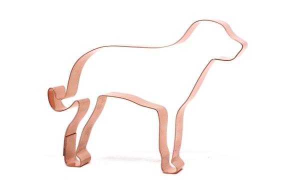 No. 1 Broholmer Metal Dog Breed Cookie Cutter 4.75 X 3.75 inches - Handcrafted Copper Cookie Cutter by The Fussy Pup