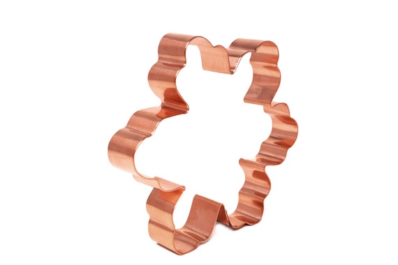 Copper Snowflake Cookie Cutter - Handcrafted by The Fussy Pup