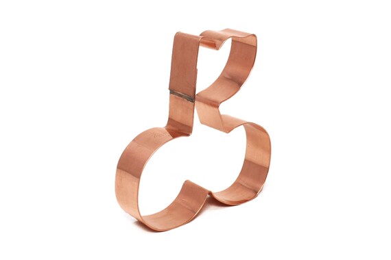 3 1/2 Inch Tall Wild Cherry Fruit Copper Cookie Cutter - Handcrafted by The Fussy Pup