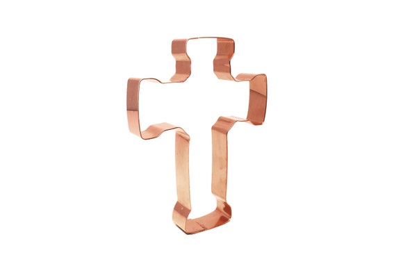 Holy Cross  ~ Copper Cookie Cutter ~ Handcrafted by The Fussy Pup