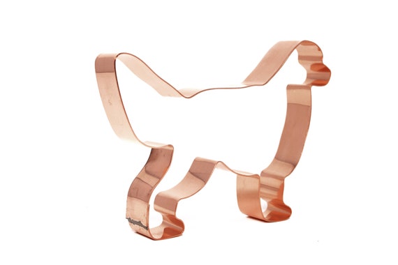 No. 1 Golden Retriever Copper Dog Breed Cookie Cutter - Hand Crafted by The Fussy Pup