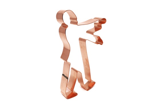Walking Zombie~ Copper  Halloween Cookie Cutter - Handcrafted by The Fussy Pup