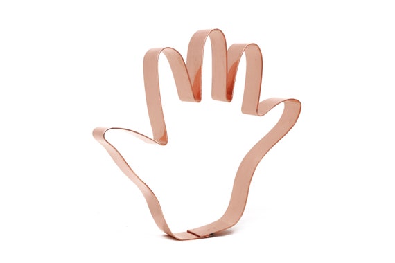 Child's Hand Copper Cookie Cutter - Handcrafted by The Fussy Pup